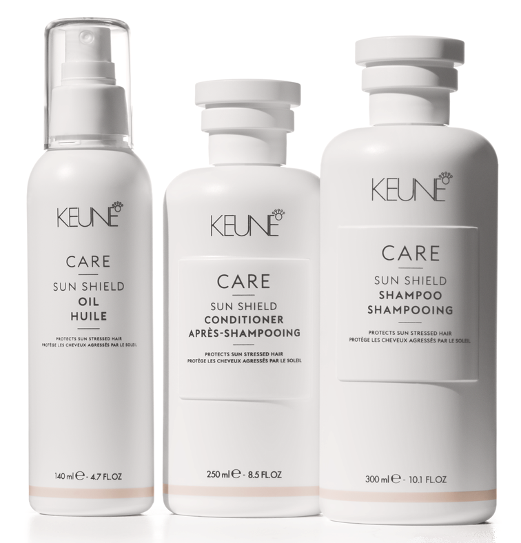 Набор из 3-х средств для защиты волос от солнца KEUNE CARE SUN SHIELD (Шампунь + Кондиционер + Масло) по специальной цене Набор из 3-х средств для защиты волос от солнца KEUNE CARE SUN SHIELD (Шампунь + Кондиционер + Масло) по специальной цене